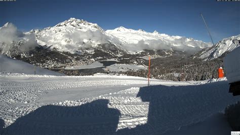 webcam corvatsch|Webcam Corvatsch, Corviglia / St. Moritz, 3303m